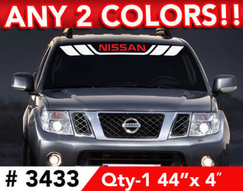 Nissan Voorraam Strepen Vinyl Decal Voor Nissan Auto's