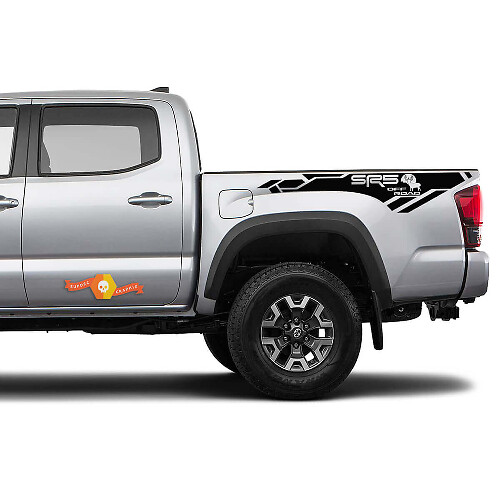 SR5 Off Road Moose Side Vinylstickers Set voor Toyota Tacoma 2016-22