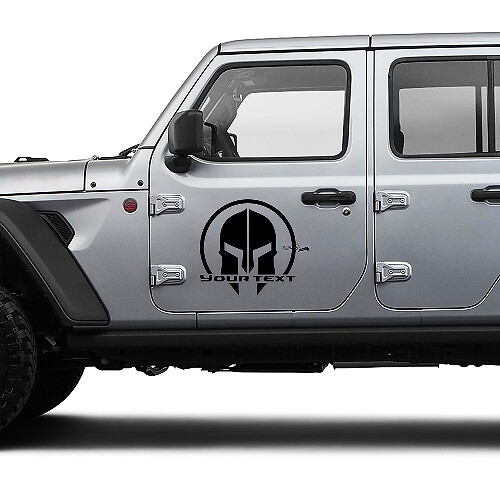 Gladiator Deur Vinyl Grafische Decal Sticker voor Jeep Gladiator
