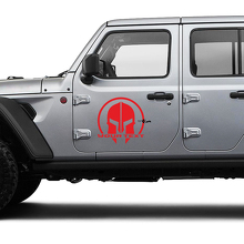 Gladiator Deur Vinyl Grafische Decal Sticker voor Jeep Gladiator 3