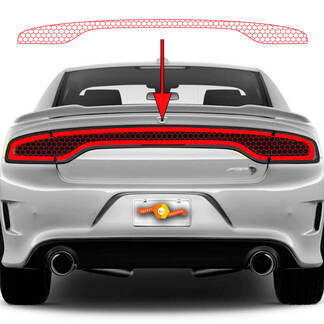 Dodge Charger SRT Hellcat Widebody Achterlicht Honingraat Vinyl Decal Sticker Graphics
