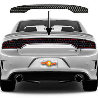 Dodge Charger SRT Hellcat Widebody Achterlicht Honingraat Toning Vinyl Decal Sticker Graphics
