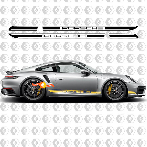 Porsche 911 Turbo Zijstrepen Kit Sticker Sticker
