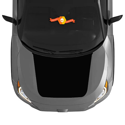 Vinylsticker voor zwarte motorkap voor Toyota RAV4 2019-2022