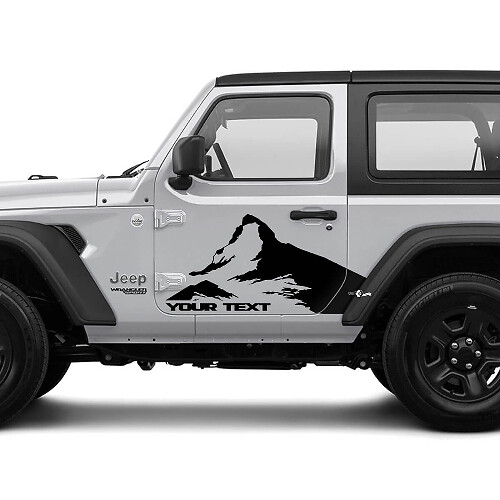 2 Nieuwe JEEP Wrangler Decal Sticker Bergen zij Graphics Decal Sticker
