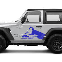 2 Nieuwe JEEP Wrangler Decal Sticker Bergen zij Graphics Decal Sticker
 2