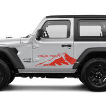 2 Nieuwe JEEP Wrangler Deur zijde Sticker Bergen Grafische Sticker
 3