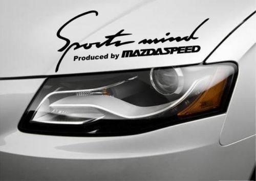 Sports Mind geproduceerd door Mazdaspeed motorkap vinyl decal sticker voor Mazda MX-5 Miata