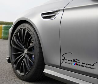 2 Sports Mind Power van M BMW Motorsport M3 M5 sticker
