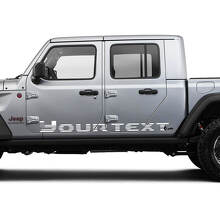 Paar Jeep Gladiator Deuren USA Vlag Zijrockerpaneel Vinyl Graphics Decal Sticker
 2
