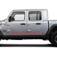 Paar Jeep Gladiator Deuren USA Vlag Zijrockerpaneel Vinyl Graphics Decal Sticker
 3