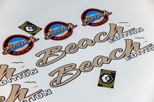 Beach Edition Zij Vinyl Decal Sticker voor Jeep Wrangler