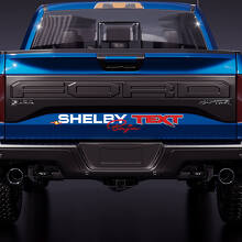 Set met Shelby Baja Edition Logo Zijkant Bed Graphics Decal Sticker voor Ford F-150 Raptor 3