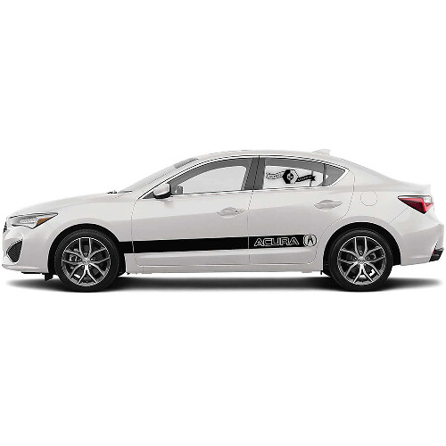 Geïntegreerde Vinyl Decal Kit met Zijdeurstrepen voor Acura ILX TLX RLX