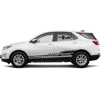 Paar 2021 Side Stripe Chevrolet Equinox Rocker Panel Graphics Decals Vinyl Decal Sticker
