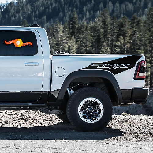 TRX-stijl Achterzij Vinyl Stickers voor Dodge Ram Rebel TRX