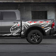 Dinosaurs T-Rex Splash Deur Achterzijde Splash Vinyl Sticker Decal Grafiek voor Dodge Ram Rebel 1500 TRX 5