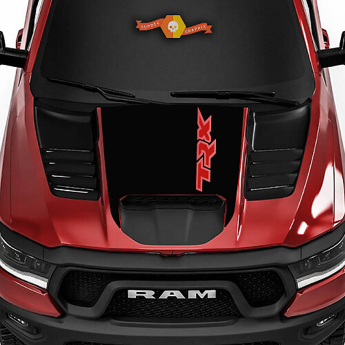 TRX-stijl motorkap vinylstickerviniel voor Dodge Ram Rebel 1500 TRX 2022+