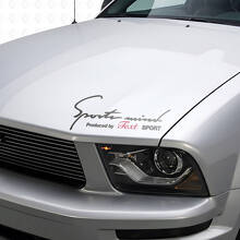 Op maat gemaakte belettering Sports Mind motorkap vinyl decal sticker_4