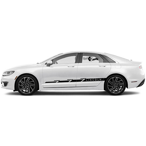 Combineer nieuwe Lincoln MKZ deuren strepen rocker paneel zijkant vinylstickers grafische sticker