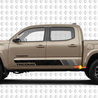 Side Rocker panel Topografische Kaart Sticker Voor Toyota Tacoma Derde generatie 2015-2022 SupDec
