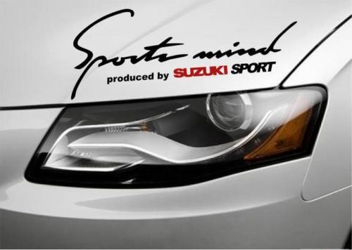 Sports Mind geproduceerd door Suzuki Sport vinylstickerset voor Suzuki SX4 XL7 Vitara