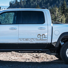 Aangepaste Tekst & Logo Hemi Stijl Deur Vinyl Decal Sticker voor Dodge Ram 1500_3