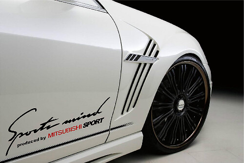 2 Sportieve Mind Geproduceerd door MITSUBISHI SPORT Decal sticker
