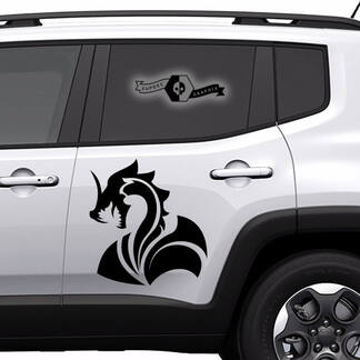 Koppel alle auto's dieren deuren kant 2022+ 2023+ nieuwe vrachtwagen auto's logo vinyl sticker afbeelding
