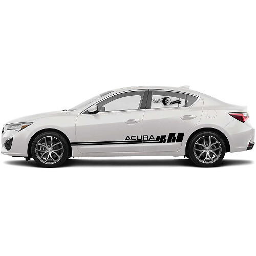 Dubbele Accentstrepen Zijkant Vinyl Decal Sticker voor Acura TLX 2021