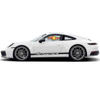 Paar Porsche 911 996 992 Carrera klassieke zijstickers in elke kleur Vinylstickers
