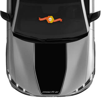 Ford Mustang MACH Hood Decal auto vinyl sticker Shelby Sport race strepen
