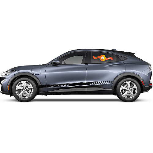 Ford Mustang MACH-E Logo Zijdeur Strepen Decal vinyl stickers strepen
