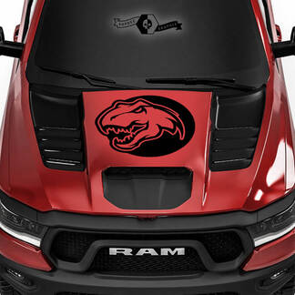 Dodge Ram Rebel 2022+ 2023+ 1500 TRX Hood Dinosaurs Logo T-Rex TRX Truck Vinyl Decal Graphic
