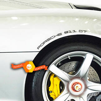 2 Porsche 911 Carrera GT zijsticker wielkasten kit sticker sticker
