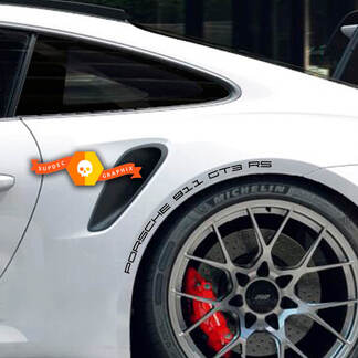 2 Porsche 911 Carrera GT3 RS zijsticker wielkasten kit sticker sticker
