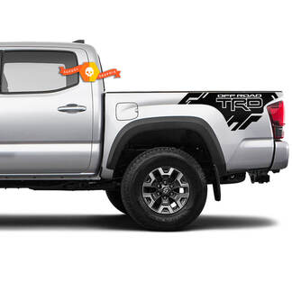 Paar Toyota Tacoma Side Bed TRD 2016-2022 Vintage Decal Sticker Graphics
