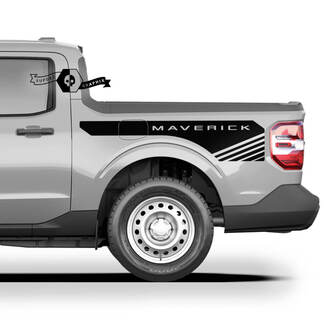 Paar Ford Maverick 2022 FX4 Graphics Decals Bed Side Logo Maverick Stickers

