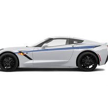 Zij accent Corvette Racing hash strepen voor Chevrolet Corvette C8
 3
