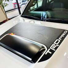 TRD Pro Topografische Stijl Motorkap Luchtinlaat Vinyl Sticker voor Toyota Tacoma 2016-2024_3