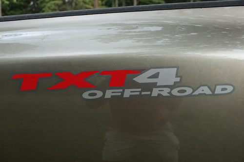 TXT4 Off Road Lettering Pair Laadbakzijde Vinylsticker voor Dodge Dakota TRX4