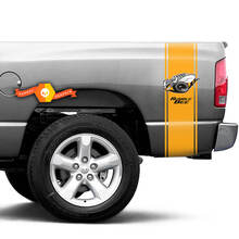 2x Dodge Ram Rumble Bee Stripes-stickers Pickup 1500 10e verjaardag
 2