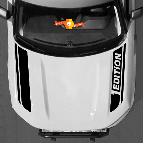 Ford Bronco Sport 2020 2021 2022 1e EDITIE Split Hood Stripes Vinyl Decal Sticker Graphics Kit
