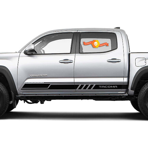 Geverfde Zijstrepen Vinyl Stickers Voor Toyota Tacoma