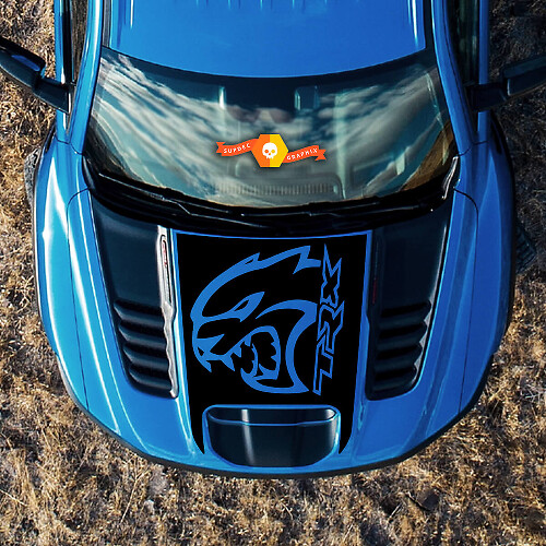 TRX Hellcat motorkap vinylsticker voor Dodge Ram