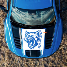 Wildcat en aangepaste tekst motorkap vinyl sticker voor RAM 1500 TRX 2021-2024_3