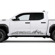 TRD off Road Mountains Side Rocker Panel Vinyl Sticker voor Toyota Tacoma_2