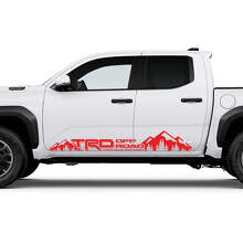 TRD off Road Mountains Side Rocker Panel Vinyl Sticker voor Toyota Tacoma_3