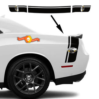 Paar nieuwe Dodge Challenger 2022+ 2023+ RUMBLE BEE Tail Bed Rear Bumblebee Stripe Sticker
