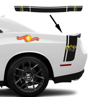 Kit Dodge Challenger of Charger Drag Bee Tail Bed Rear Stripe Decal kit kofferbak
